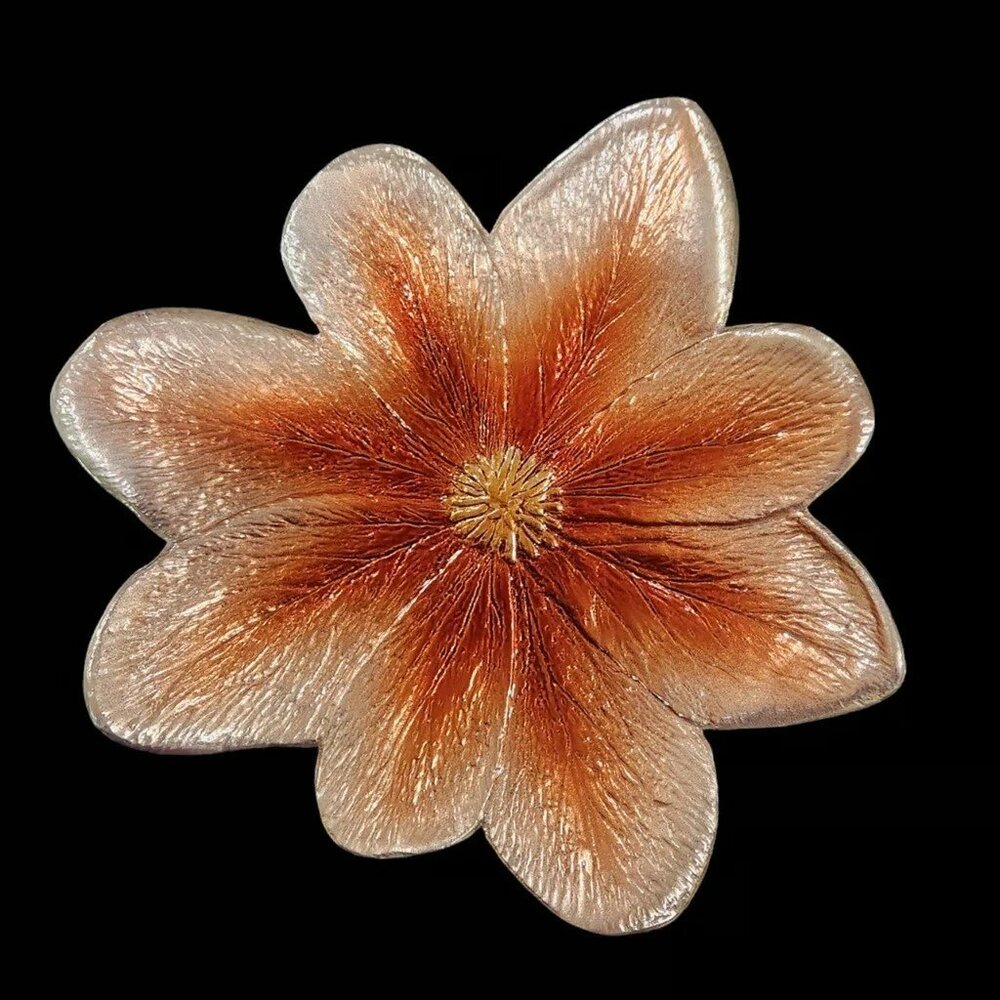 NEW Michael Arman Magnolia Plate Enameled catch-all plate